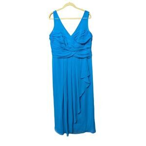 Women's David's Bridal Turquoise formal dress plus size 20